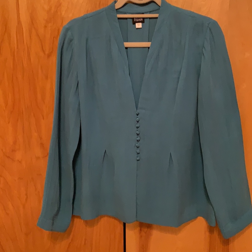 Eileen Fisher Silk Jacket/Top-sz. S